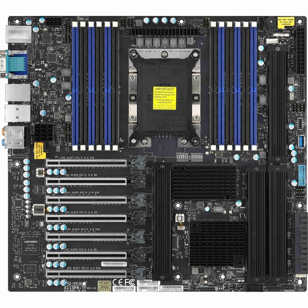 Supermicro X11Spa-Tf - E-Atx - 2Nd Generation Intel Xeon Scalable Processors MBD-X11SPA-TF-O